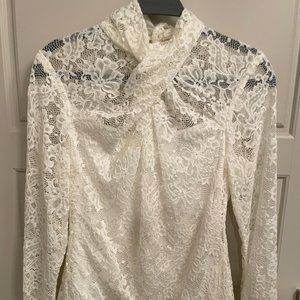 Elie Tahari - Medium M - White Lace